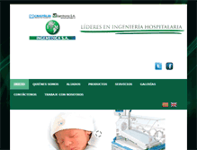 Tablet Screenshot of ingemedicadelecuador.com